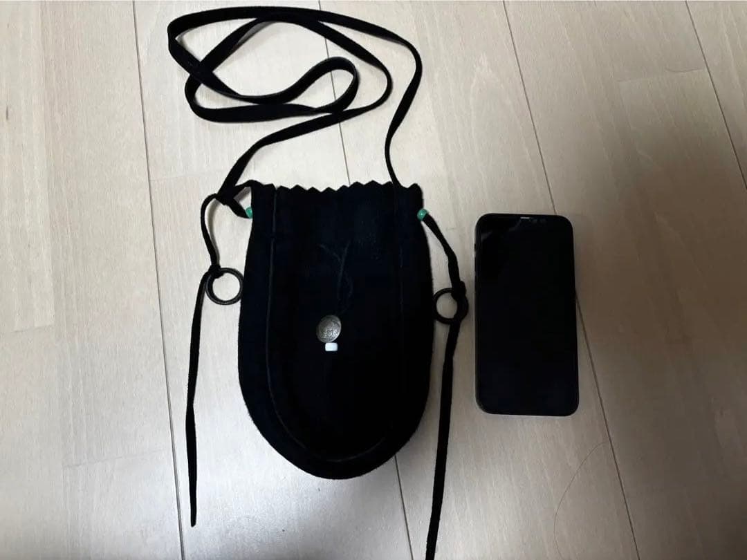 猛暑セール　ゴローズ　巾着ポーチ　S ディアスキン　コンチョ