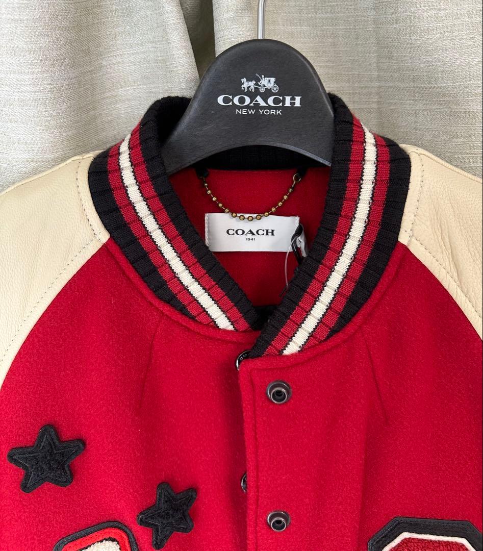 【新品・未使用】 サイズ2 COACH スタジャン　バーシティジャケット