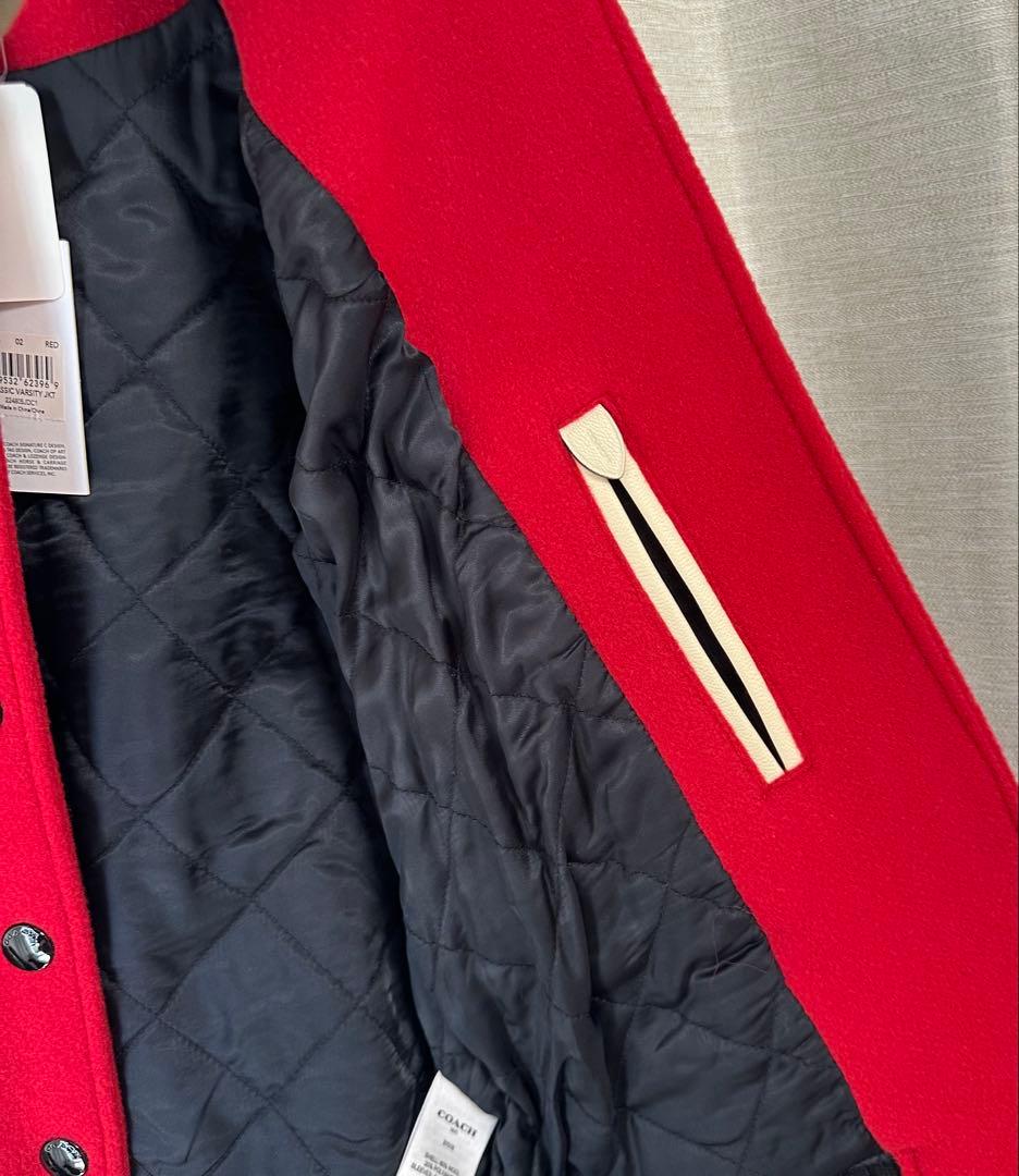 【新品・未使用】 サイズ2 COACH スタジャン　バーシティジャケット
