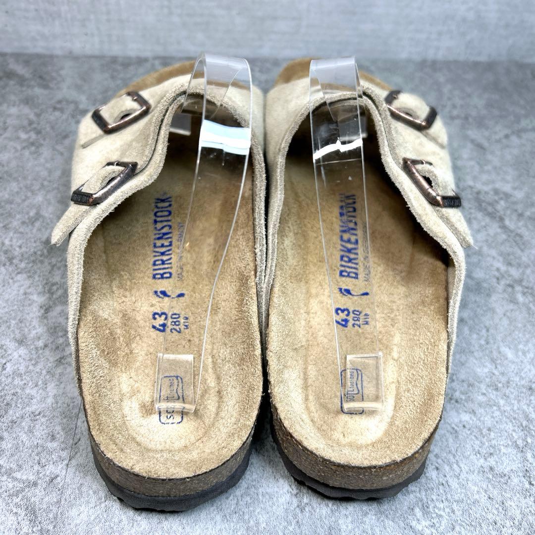 ほぼ新品【ビルケンシュトック】チューリッヒ/サンダル/スウェード/ナロー幅/人気