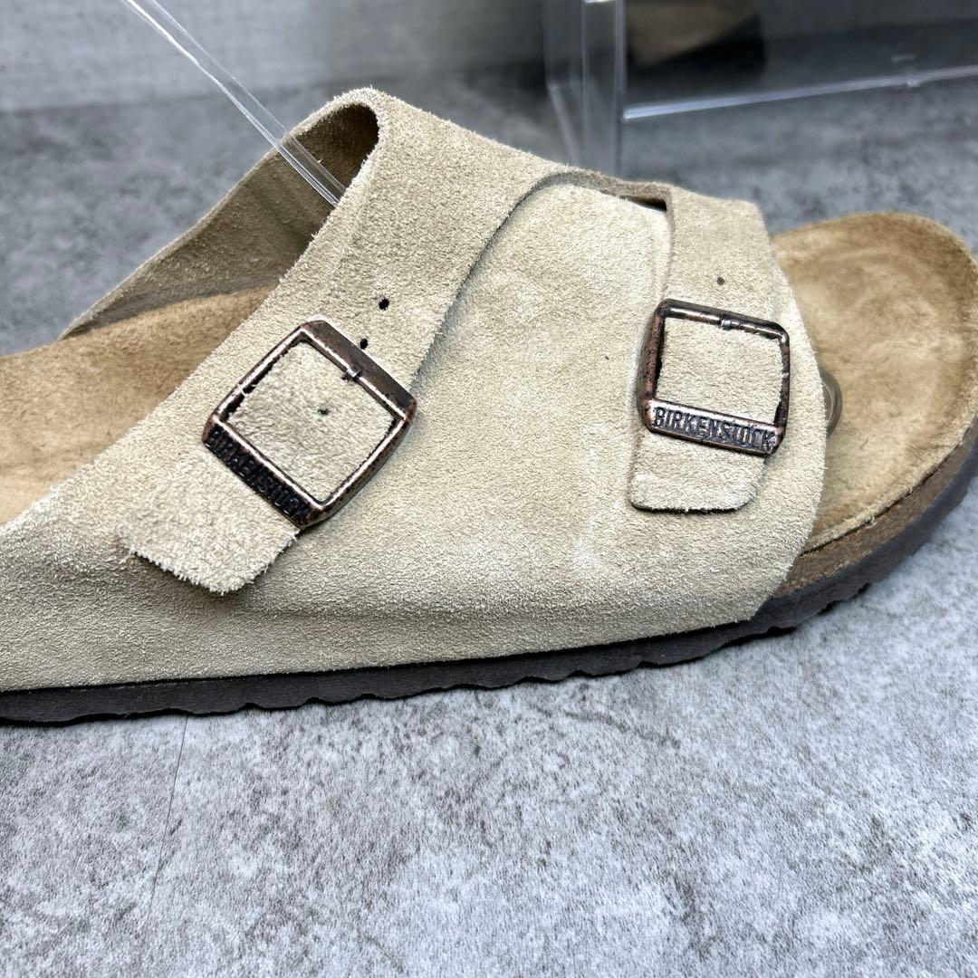 ほぼ新品【ビルケンシュトック】チューリッヒ/サンダル/スウェード/ナロー幅/人気