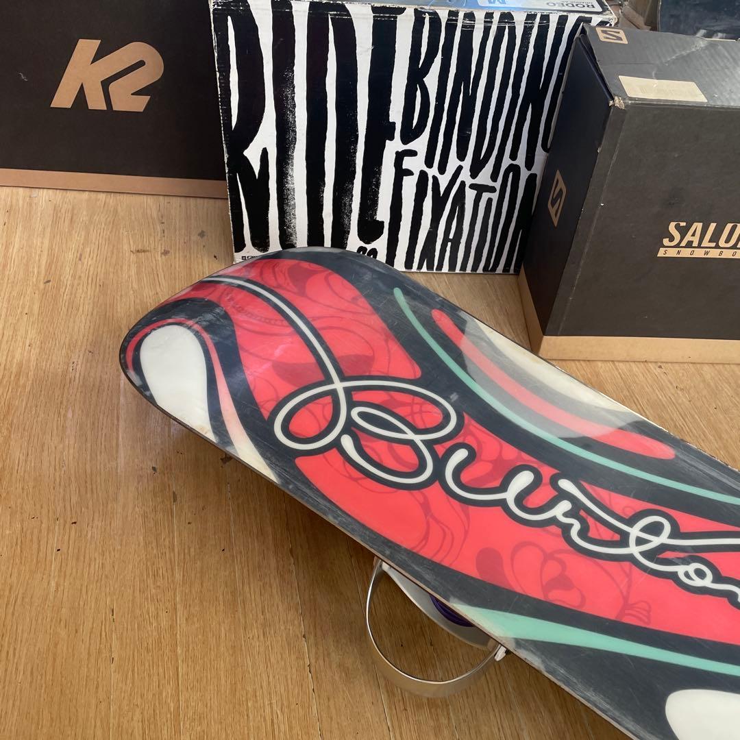 BURTON×STELLA　キッズスノーボードセット　バインディング付