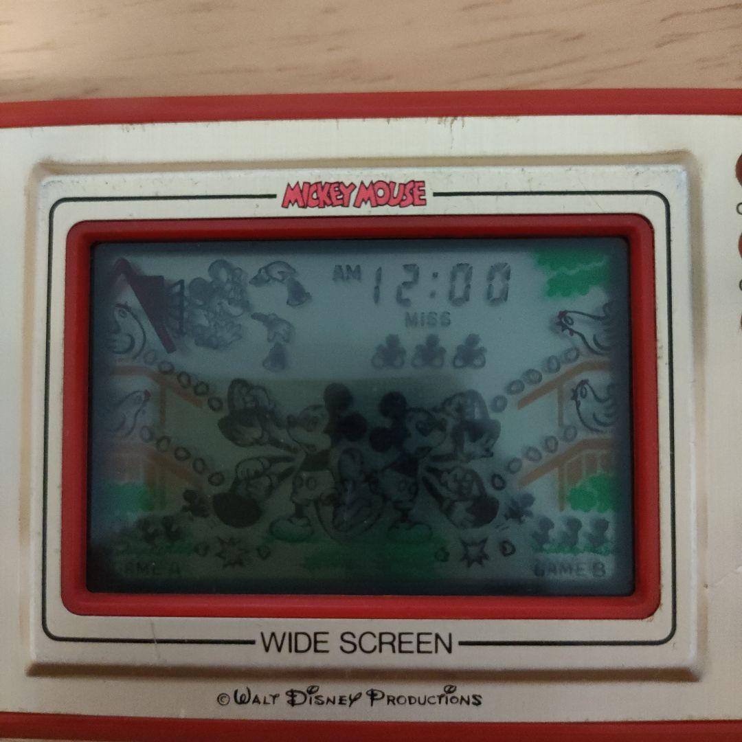 ゲームアンドウォッチミッキーマウスNintendo任天堂ニンテンドー　メンテ済み