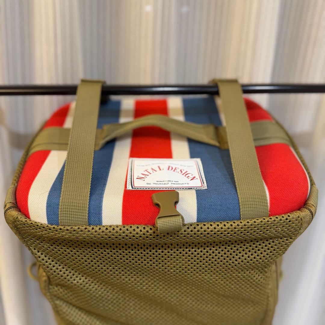 NATALDESIGN FOLDING KAMPING SHELF ストライプ