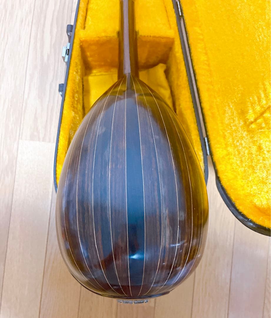 美品 落合忠男作 手工マンドリン 1977年製 ハンドメイド ハードケース付