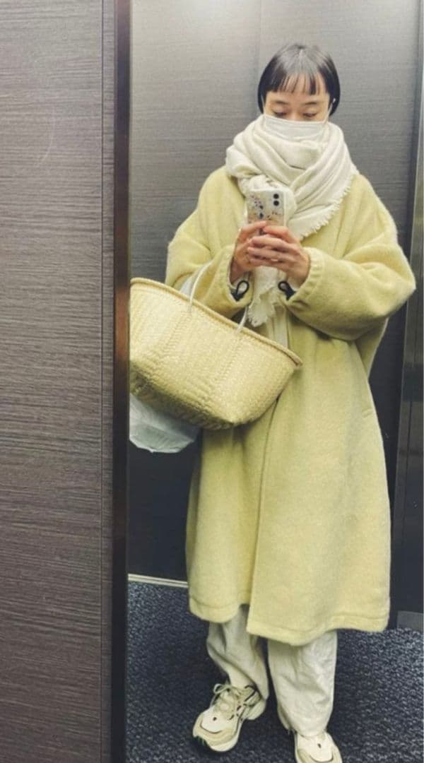 美品　kanoco着用 オールインワン　シルク麻