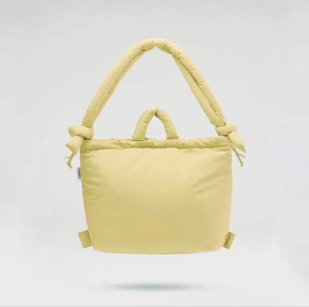 OLEND イエロー ショルダーバッグ 丸型