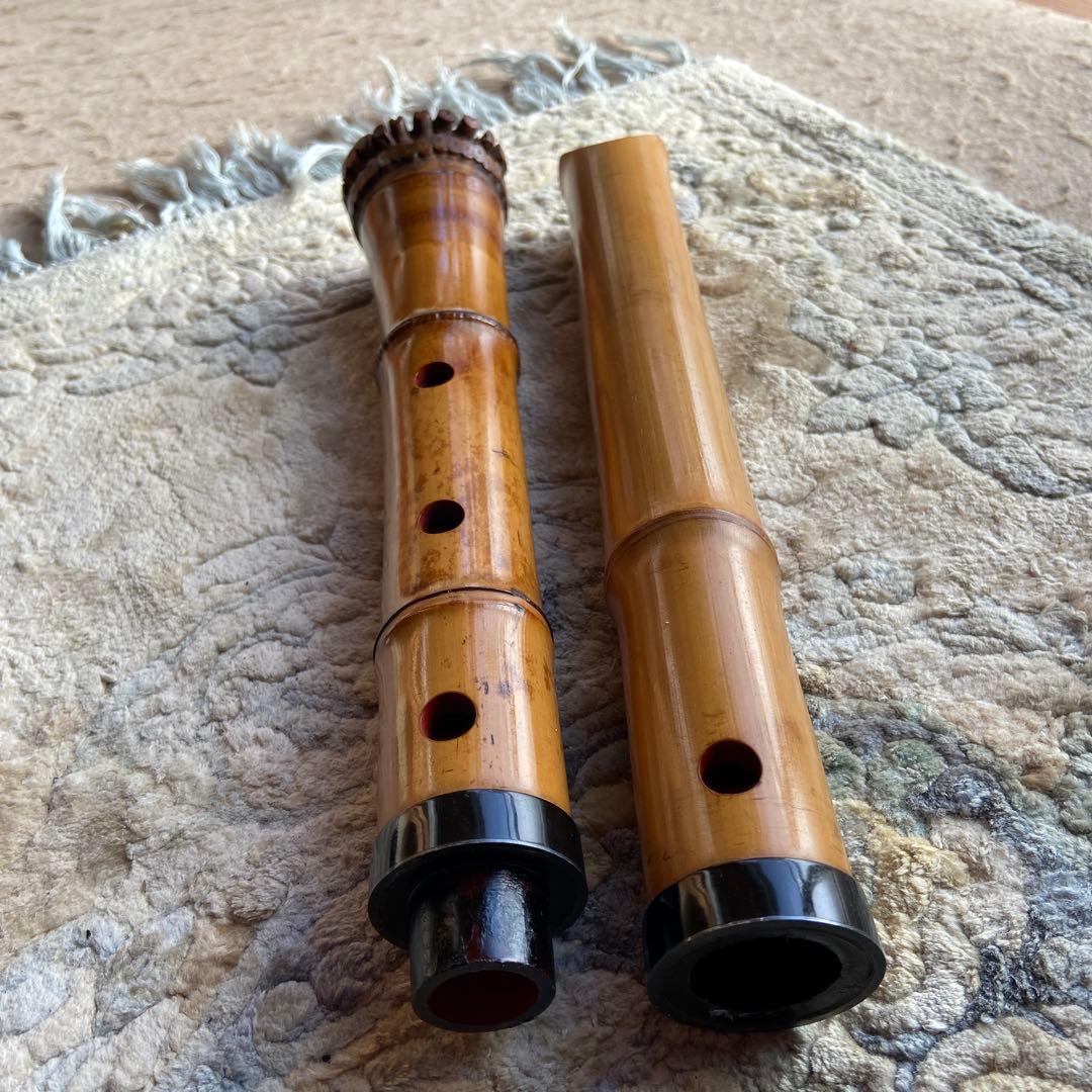 116値下げ　尺八　一尺八寸管　春山銘