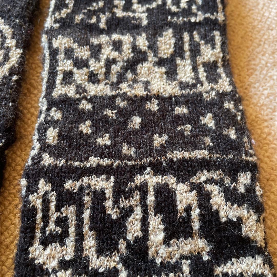 ほぼ新品 kapital アイヌ 手袋 ハンドウォーマー アームカバー ミトン