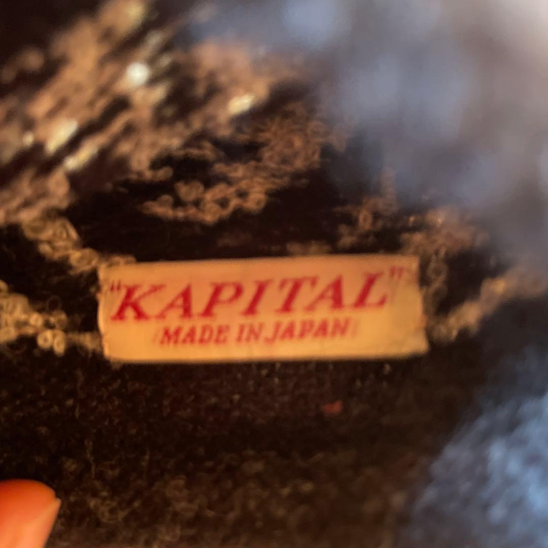 ほぼ新品 kapital アイヌ 手袋 ハンドウォーマー アームカバー ミトン