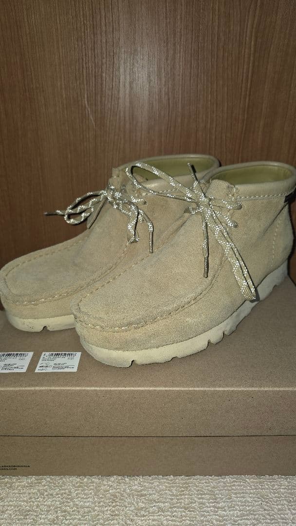 CLARKS ワラビーブーツ GORE-TEX メープルスエード