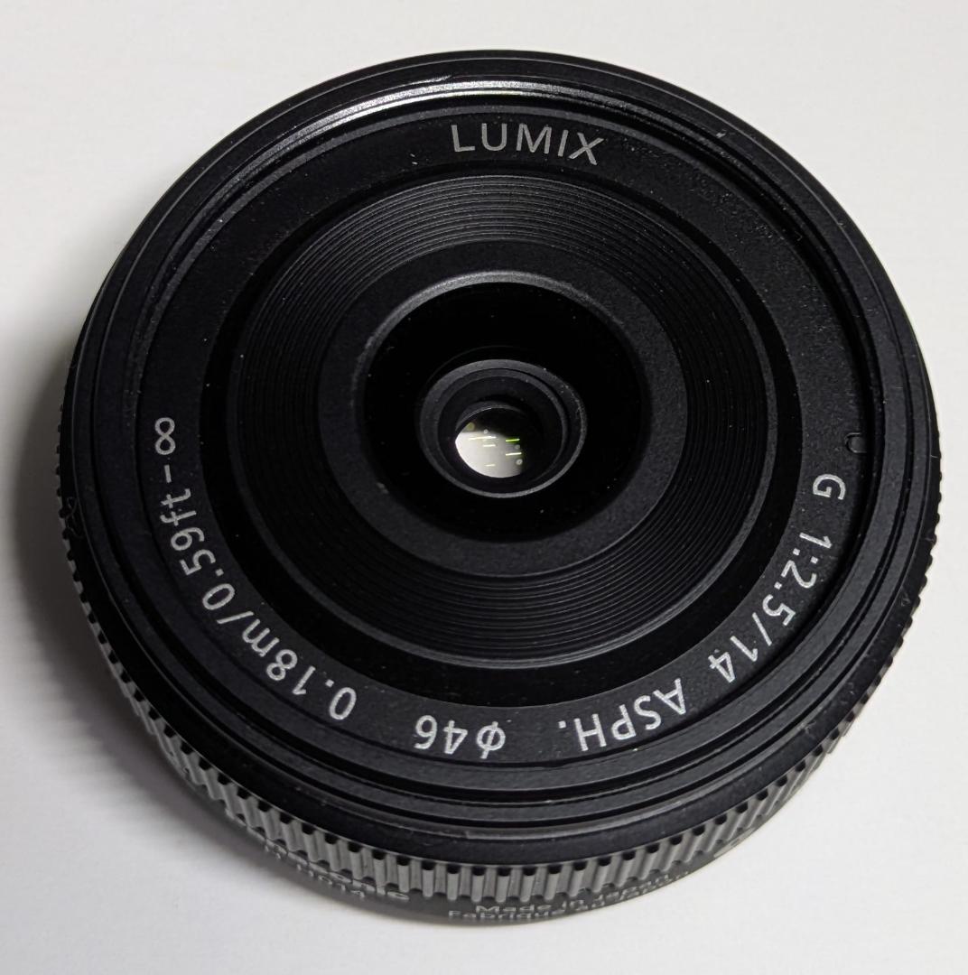 パナソニック H-H014 パンケーキレンズ 14mm f2.5 LUMIX G