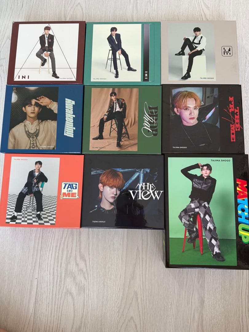 INI ユニバ特典 田島将吾　収納BOX 9点セット　CD付