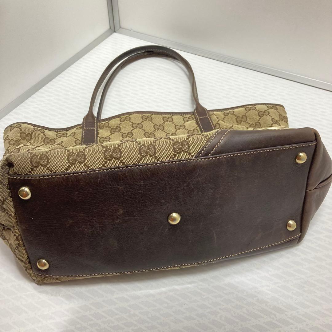 訳あり　グッチ GG インターロッキング　キャンバス　トートバッグ