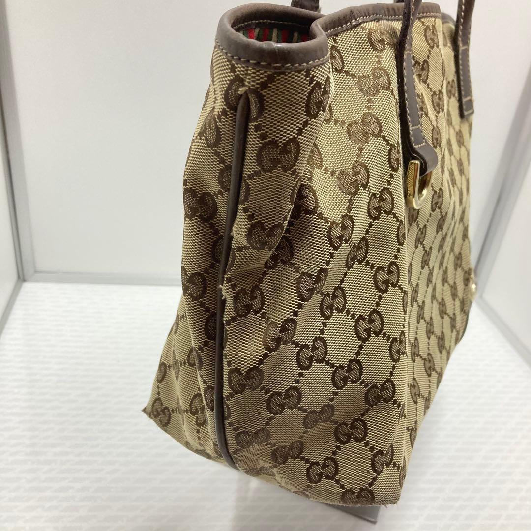 訳あり　グッチ GG インターロッキング　キャンバス　トートバッグ
