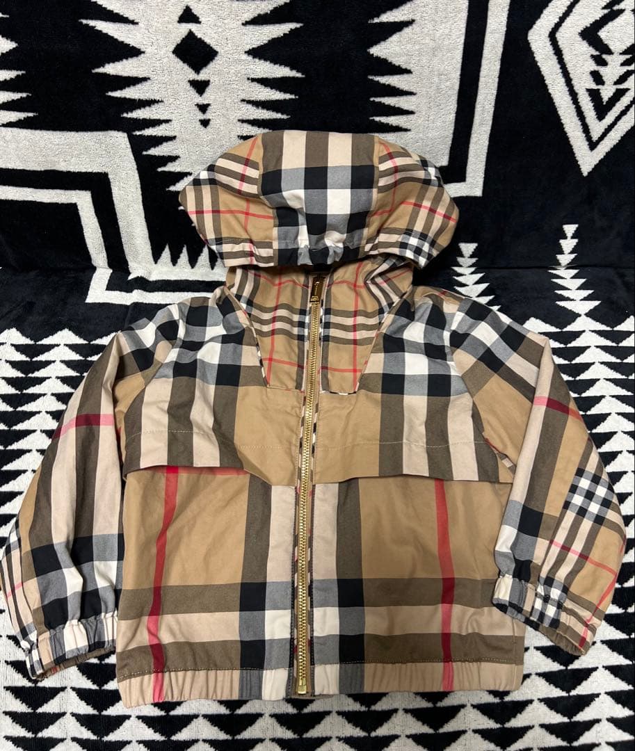 BURBERRY チェック柄 パーカー