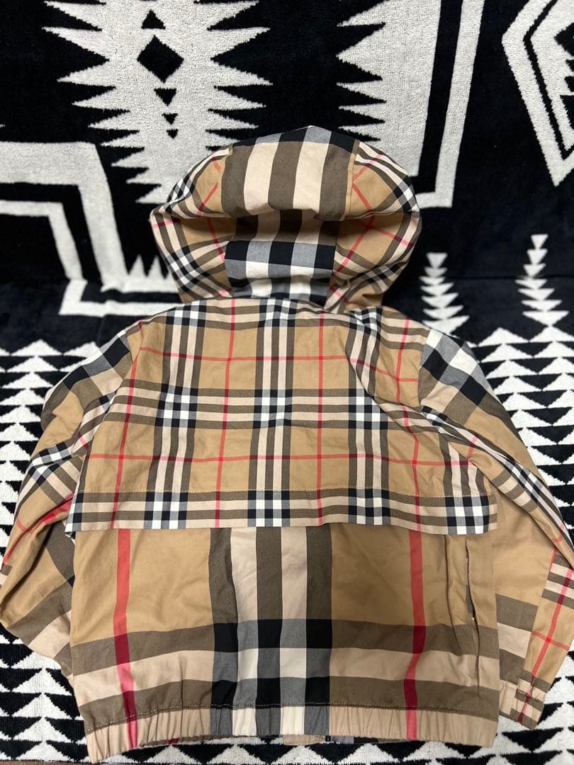 BURBERRY チェック柄 パーカー