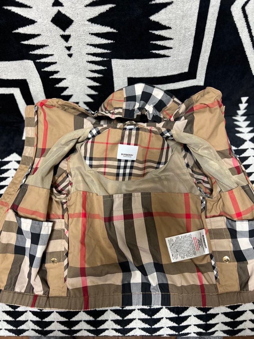 BURBERRY チェック柄 パーカー