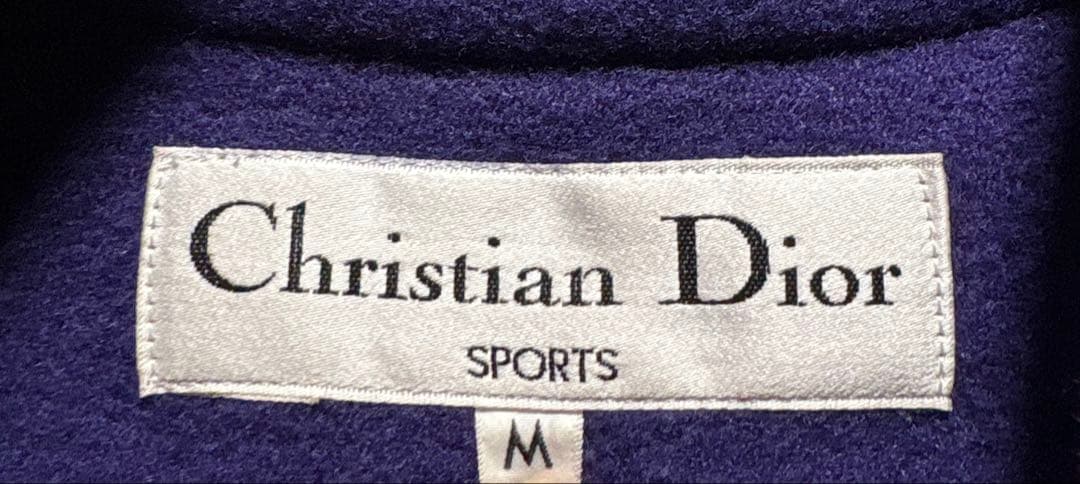 80s vintage dior wool coat ユニセックス　パープル系