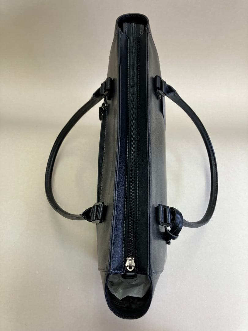 フォーマルバッグ 本革 レディース A4収納 LIME L1244 ブラック