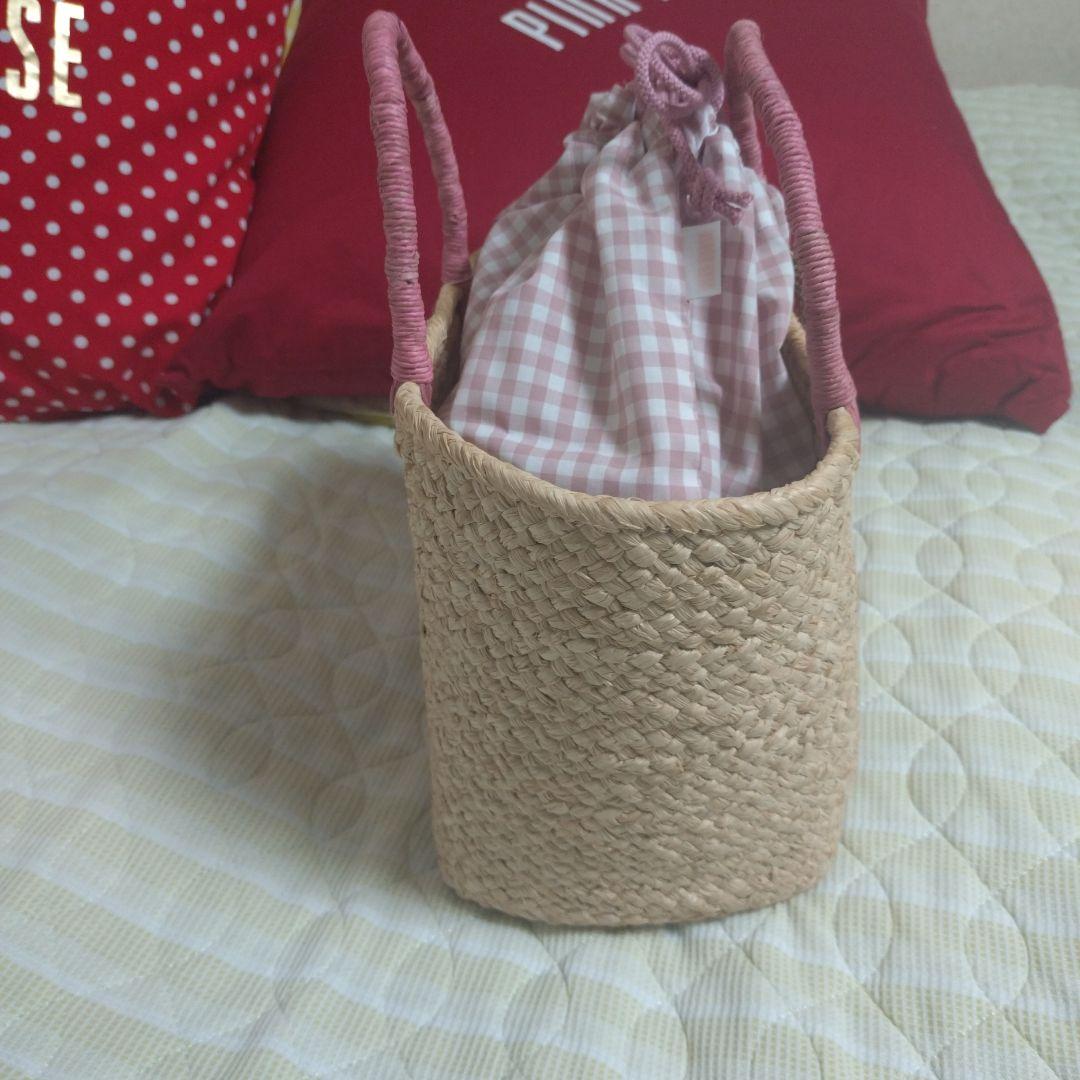 ピンクハウス♡今季カゴバッグ♡新品未使用品タグ付き♡日曜日迄のお値引