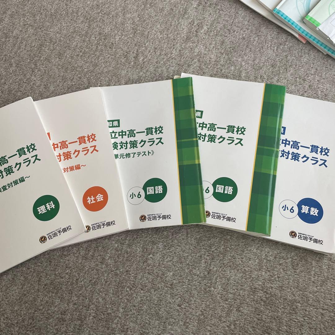 2025年度　中高一貫校 受験問題集　全て　佐鳴