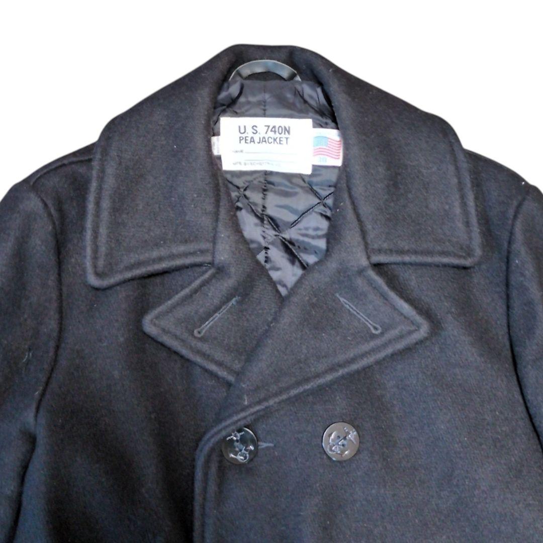 ショット U.S.740N PEA JACKET ピーコート 38 USA製