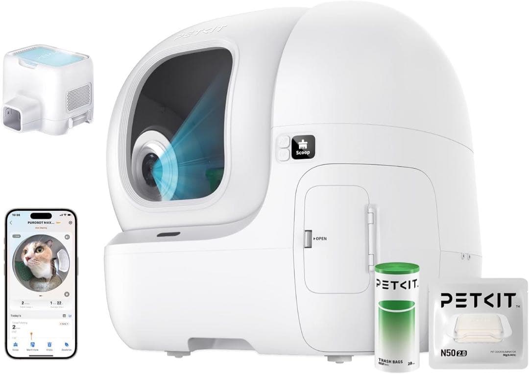 PETKIT 自動トイレカメラ付きPUROBOT MAX PRO