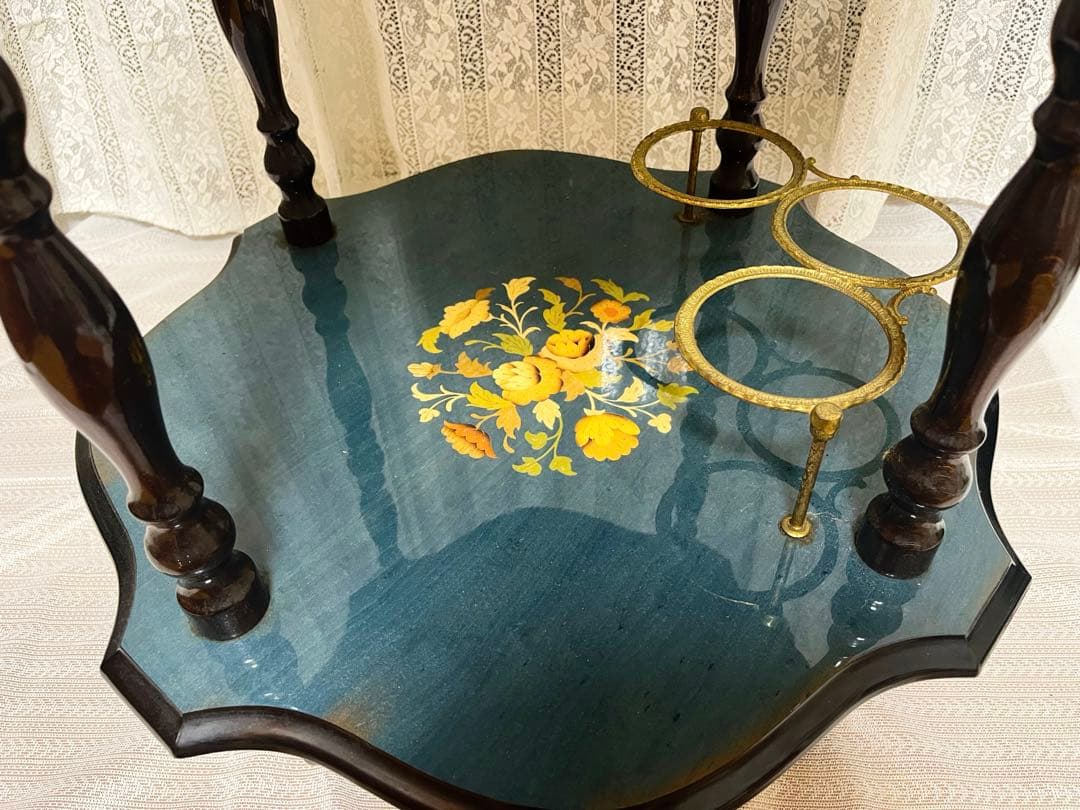 【イタリア製】　キッチンワゴン ロココ調 アンティーク調　ビィンテージ