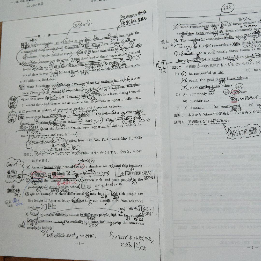 専用出品【アポロ様】河合塾 2冊早大/慶大 夏期 登木先生