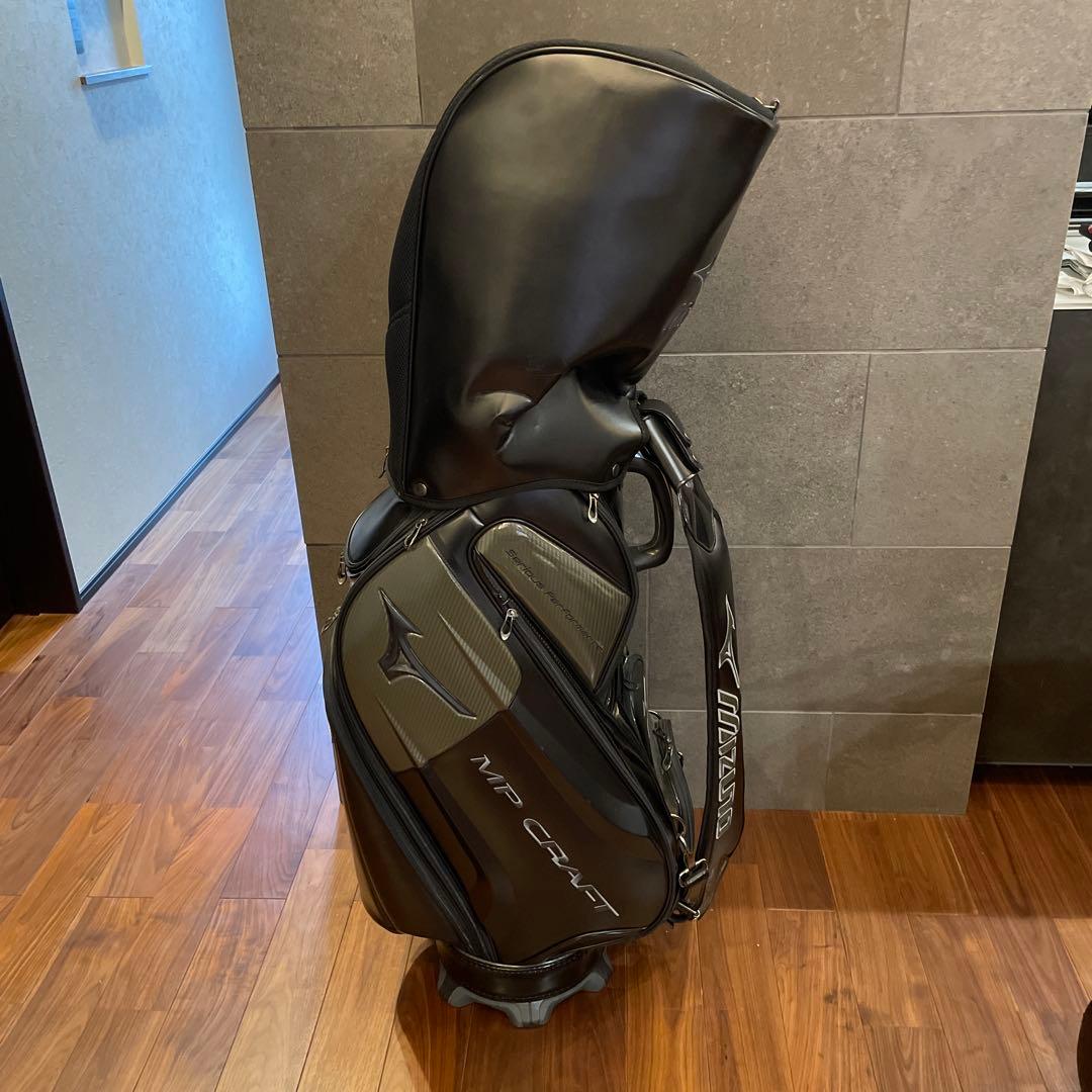 本日限定Mizuno MP Craft ブラックキャディバッグ
