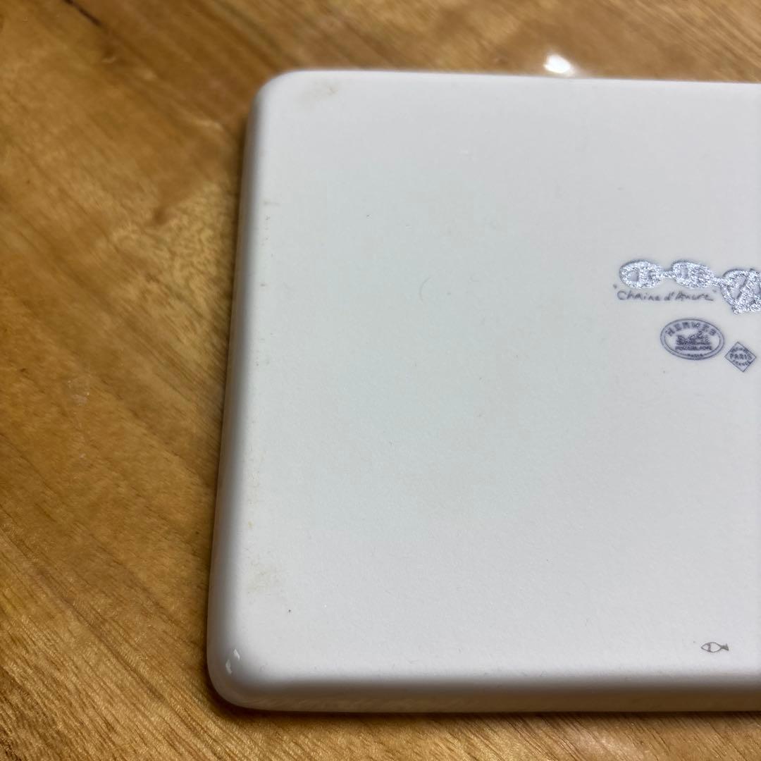 ＨＥＲＭＥＳ　エルメス　スクエア　プレート/角皿　スシプレート　シェーヌダンクル