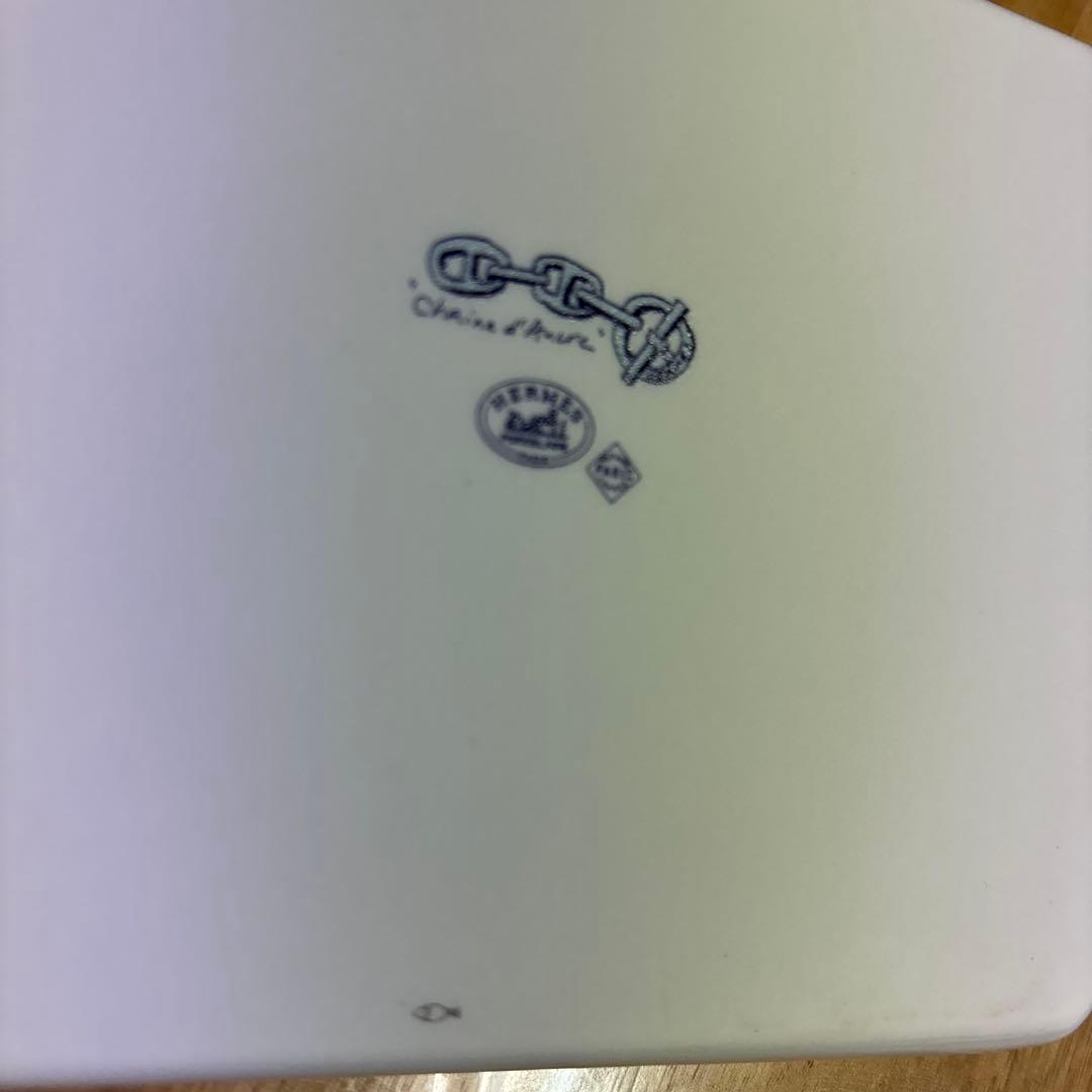 ＨＥＲＭＥＳ　エルメス　スクエア　プレート/角皿　スシプレート　シェーヌダンクル