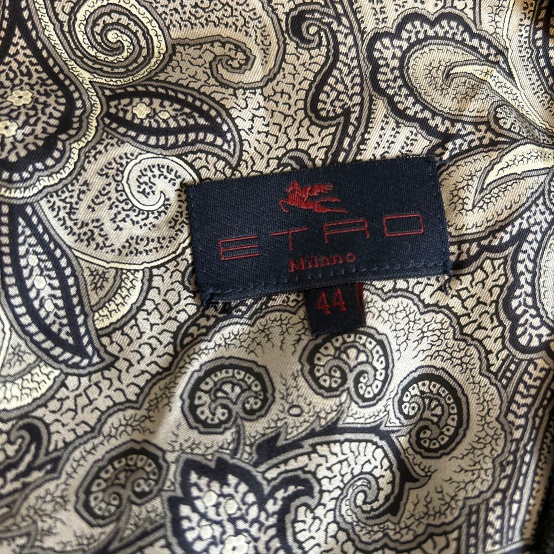 ❤️極暇❤️ETRO❤️エトロベスト　イタリー製　ペイズリー柄　44