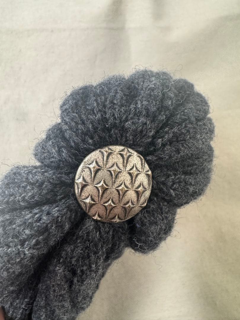 Thug club サグクラブ ニット帽 ダークグレー （汚れ、毛玉なし）