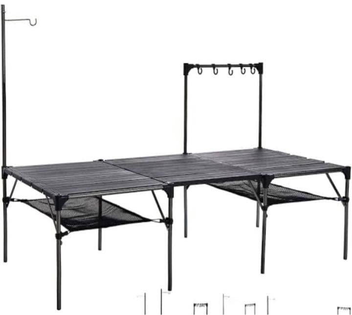 Taimonik フォールディングテーブル×2  +連結拡張天板