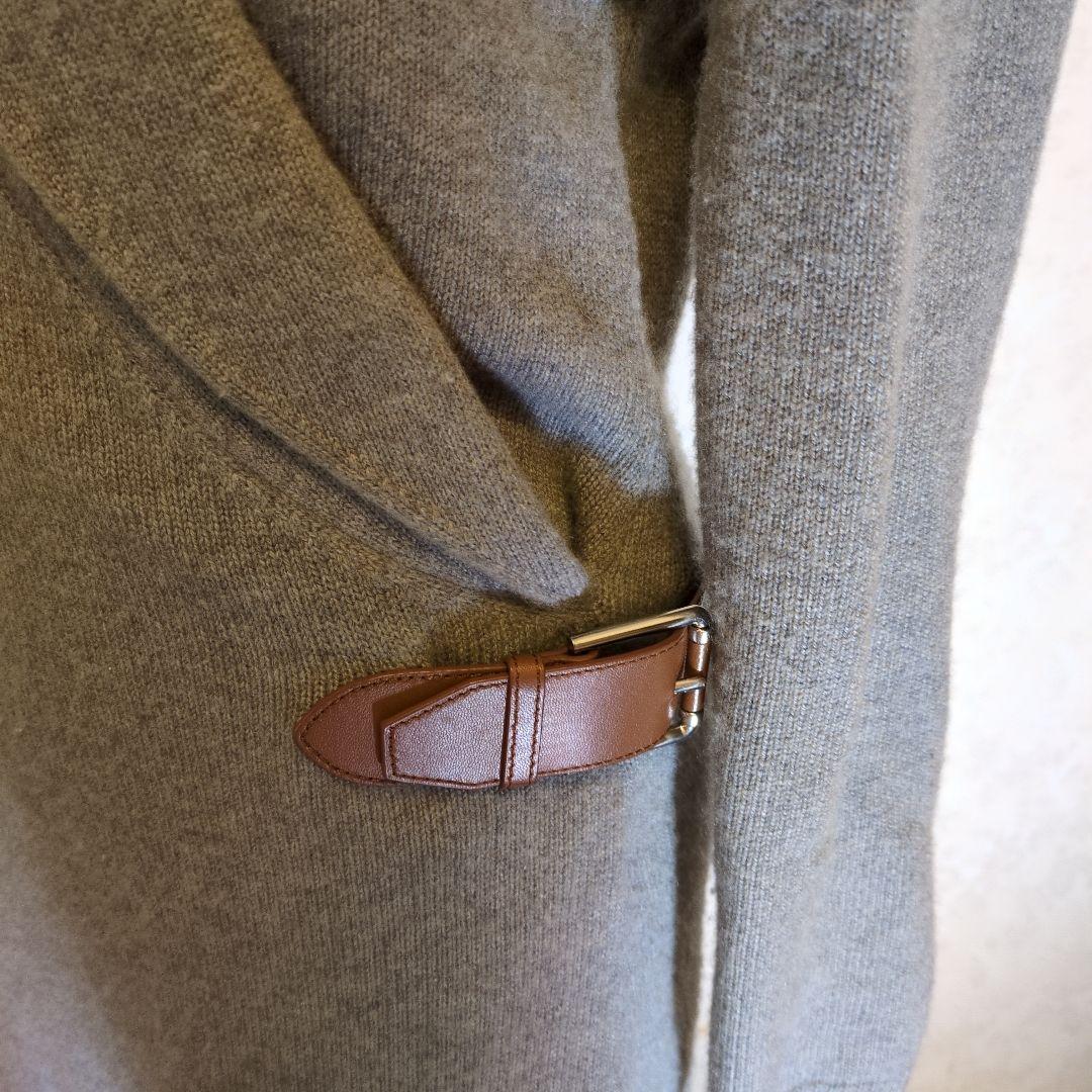 ラルフローレン、ブラック、レーベル ニットワンピース