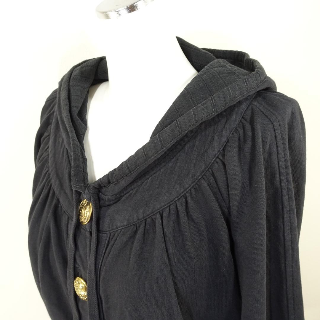 D&G ヴィンテージ　ブラック フード付きパーカー S 希少 レア