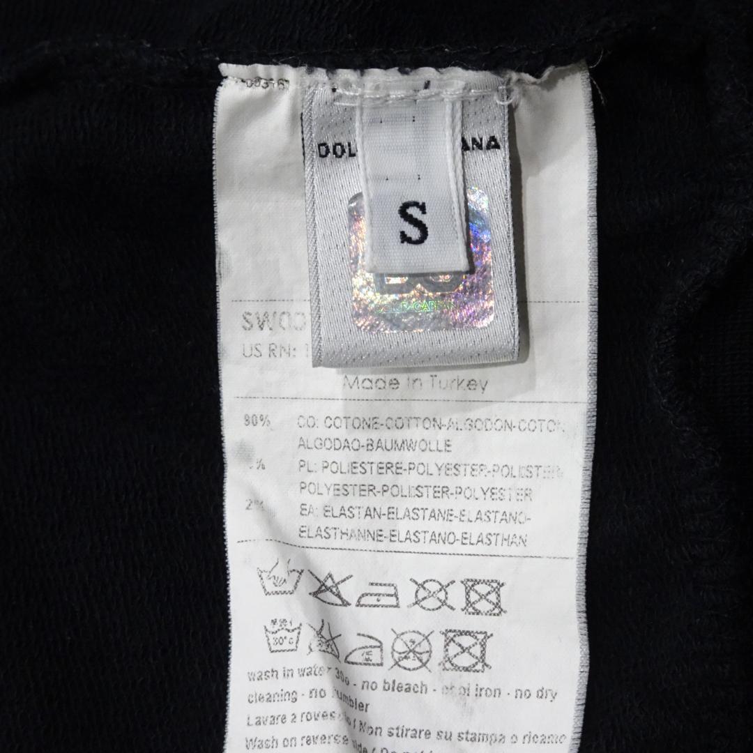 D&G ヴィンテージ　ブラック フード付きパーカー S 希少 レア