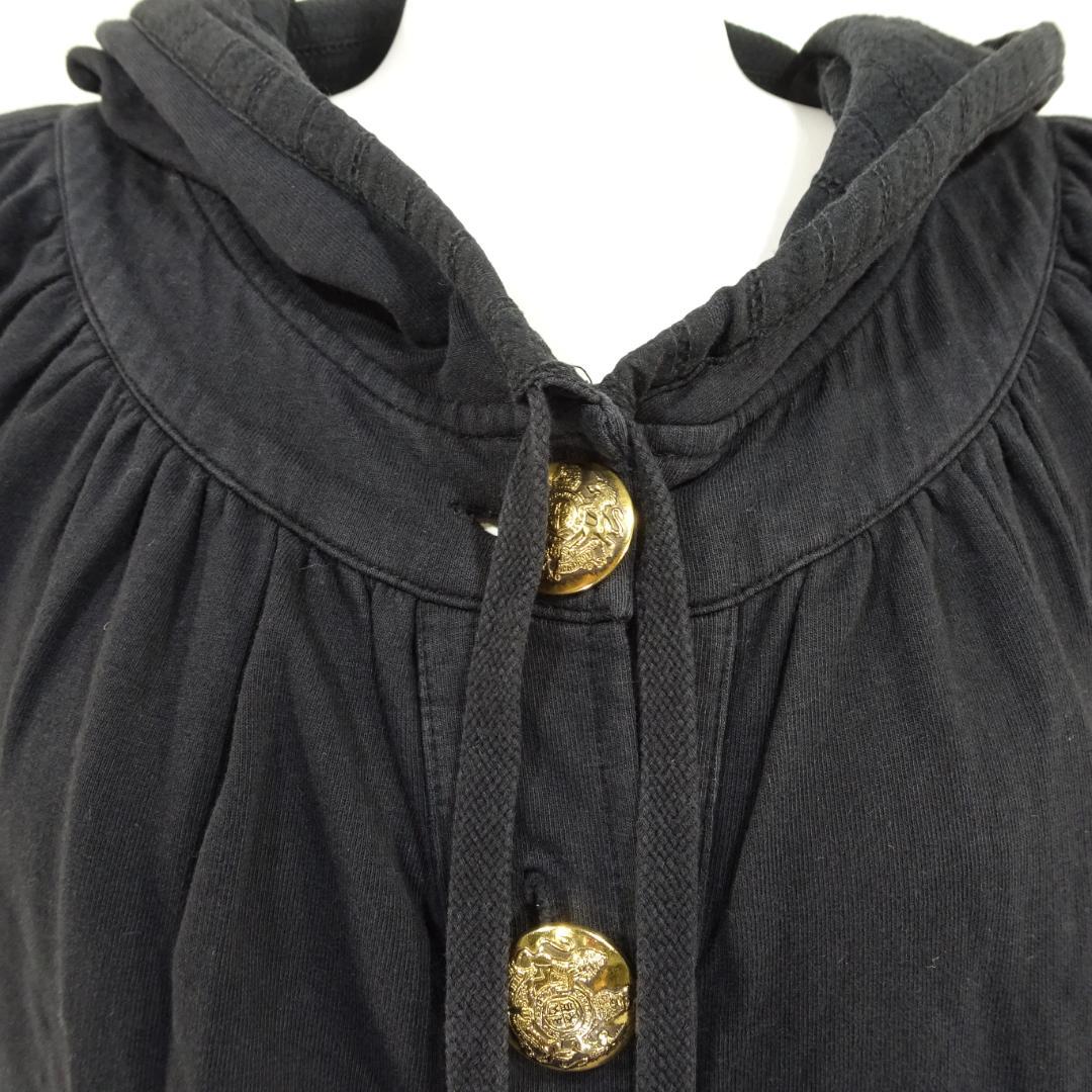 D&G ヴィンテージ　ブラック フード付きパーカー S 希少 レア