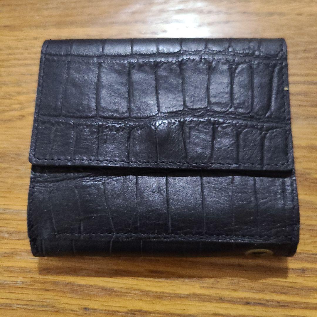 THE CRIMIE レザー 二つ折り財布 クロコダイル