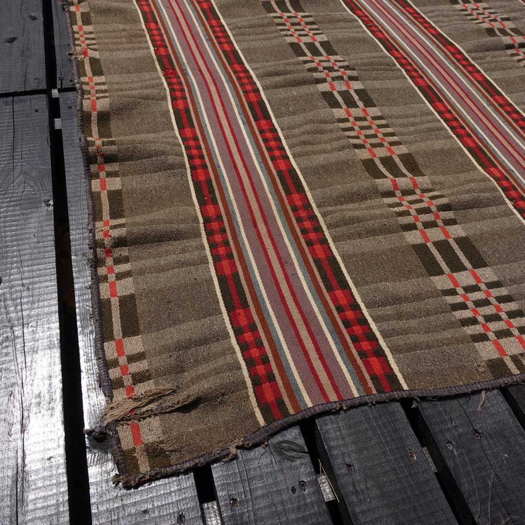 ヴィンテージ 1900s ホースブランケット ラグマット 絨毯
