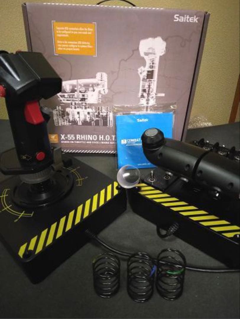 Saitek X-55 RHINO HOTAS.SYSTEM 元箱付き