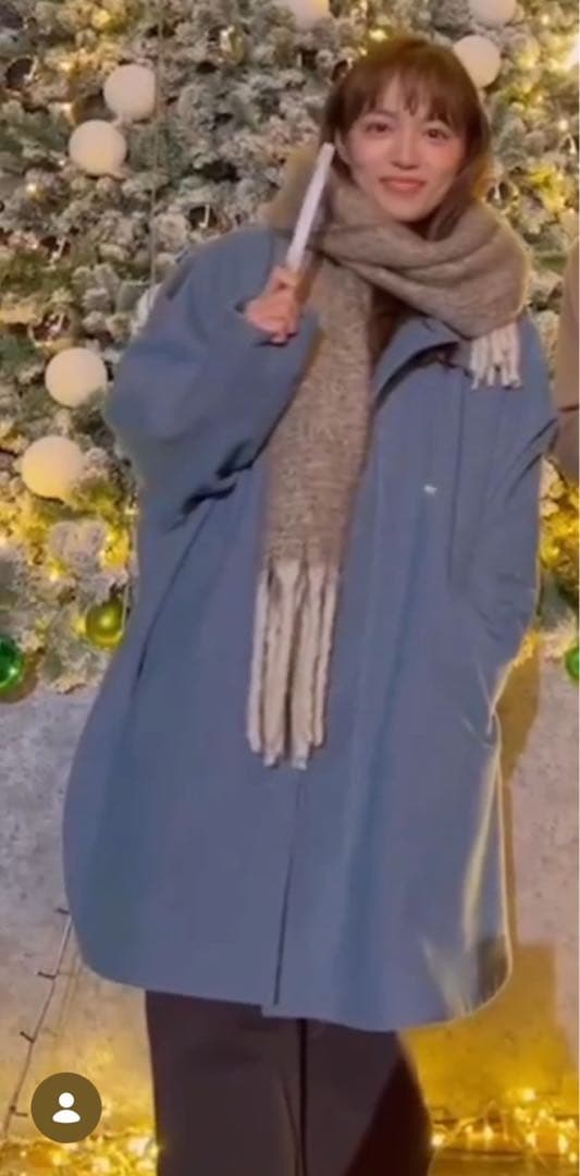 CITEN スタンドカラーポンチョ