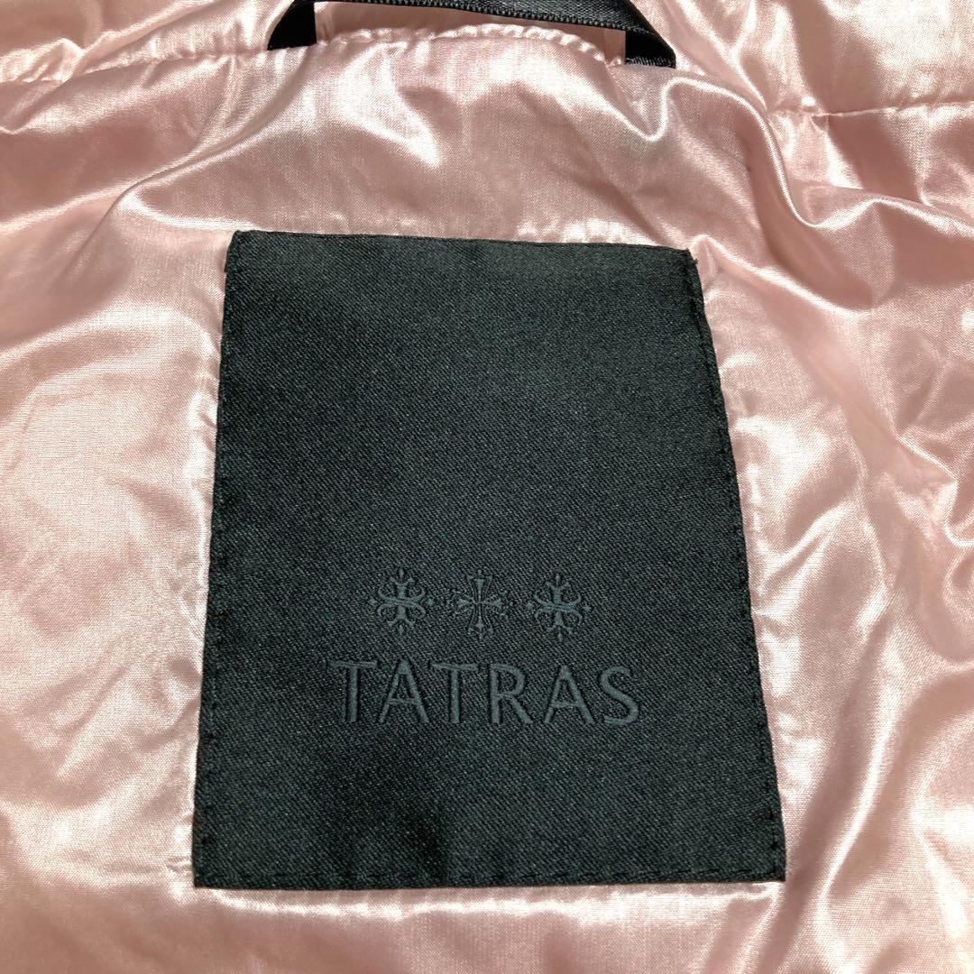 美品★タトラス ダウンベスト ライトダウン ノーカラー キルティング Mサイズ