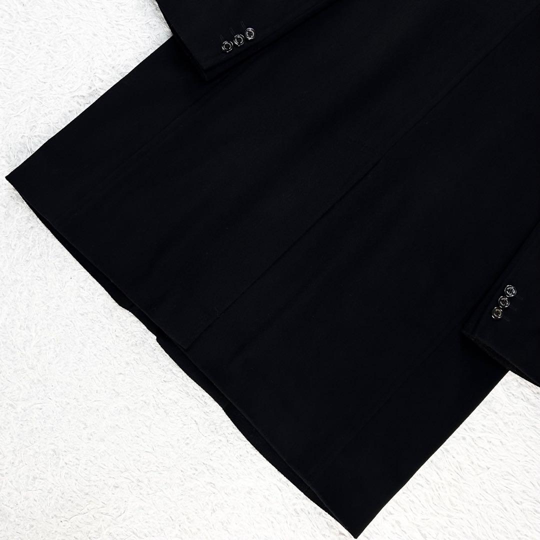 極美品 近年モデル カシミヤ混 光沢 アクアスキュータム スタンドカラーコート