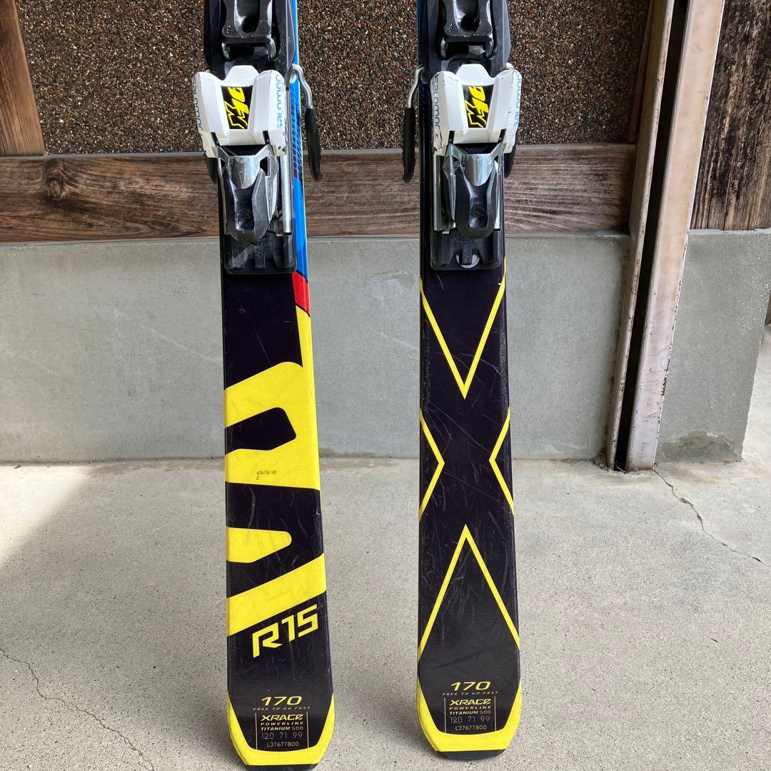 サロモン X-RACE スキー板 R15 サイズ 170cm