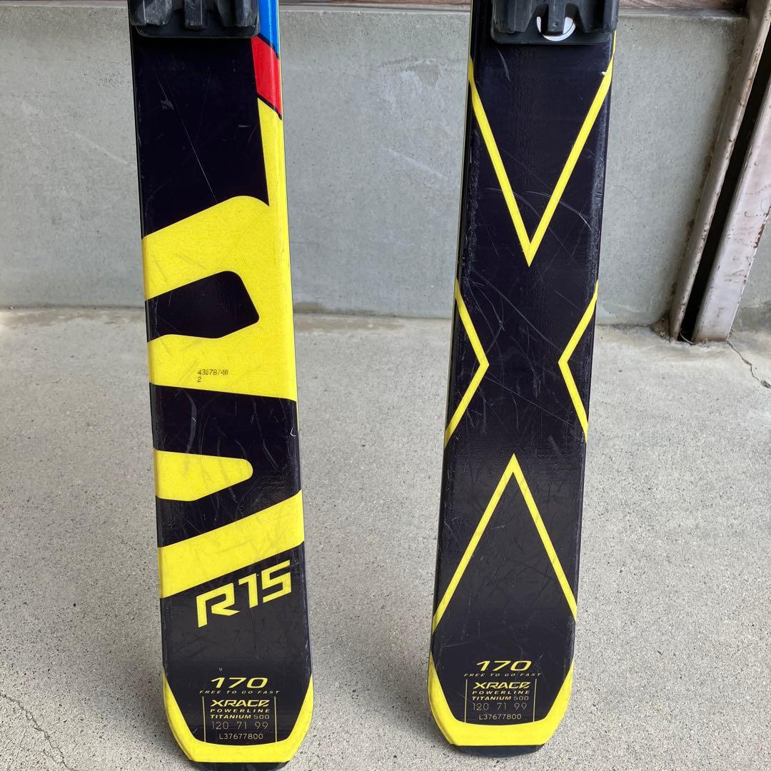 サロモン X-RACE スキー板 R15 サイズ 170cm