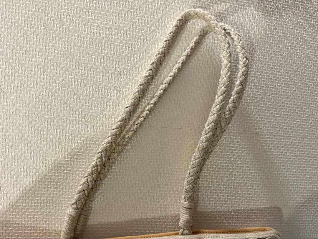 【超美品】mame kurogouchi マメクロゴウチ コード刺繍トートバッグ