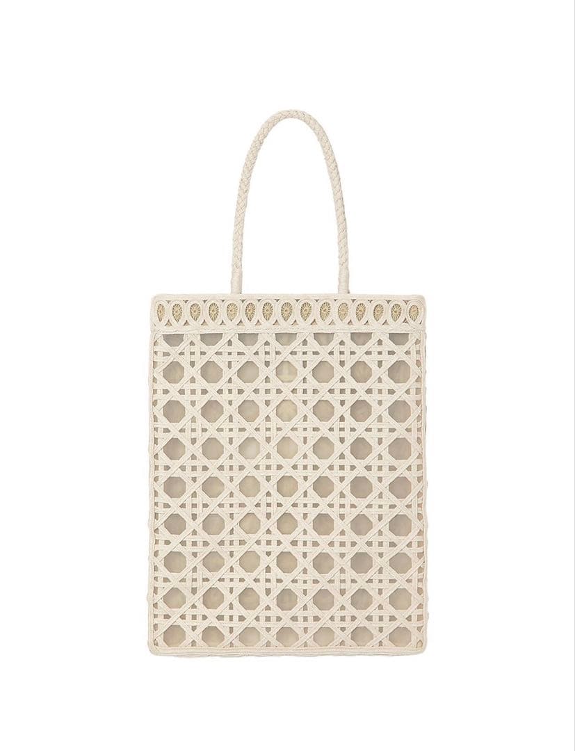 【超美品】mame kurogouchi マメクロゴウチ コード刺繍トートバッグ